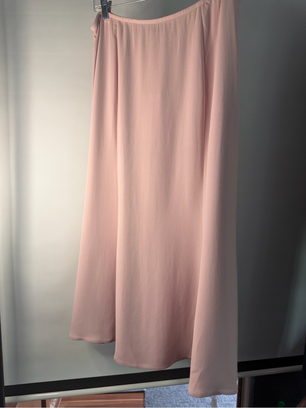 Eileen Fisher Blush Pink Maxi Slip Skirt - Picture 2 of 6